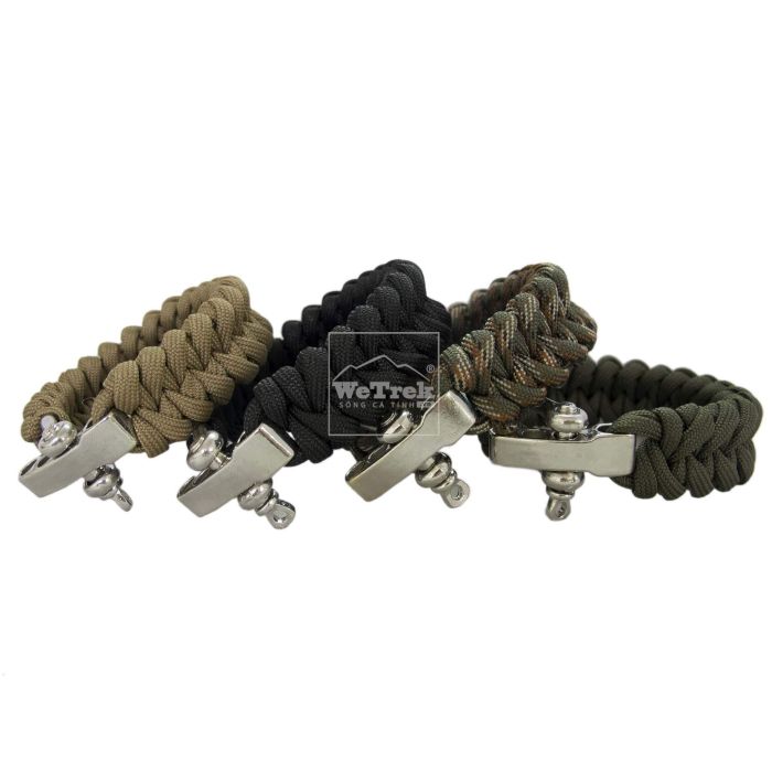 Vòng tay sinh tồn đầu thép Strong Survival Bracelet Steel - 1064